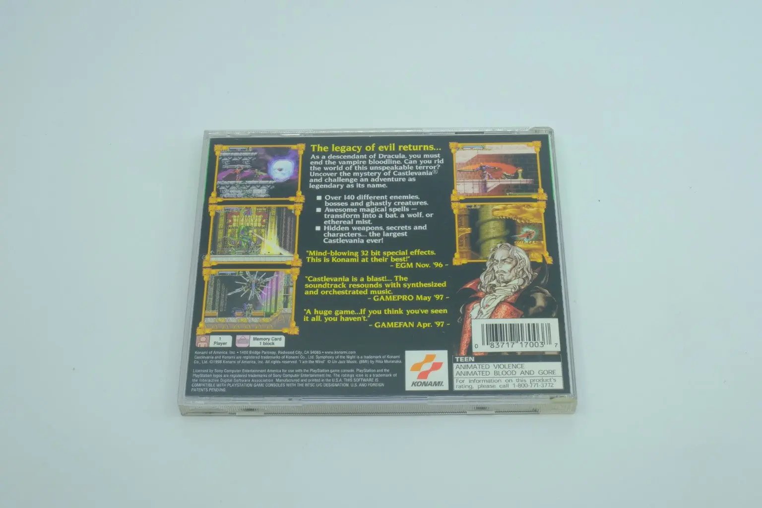 Castlevania: Symphony of the Night – Complete in Box – Greatest Hits RetroGate - Your Gateway to Classic Gaming