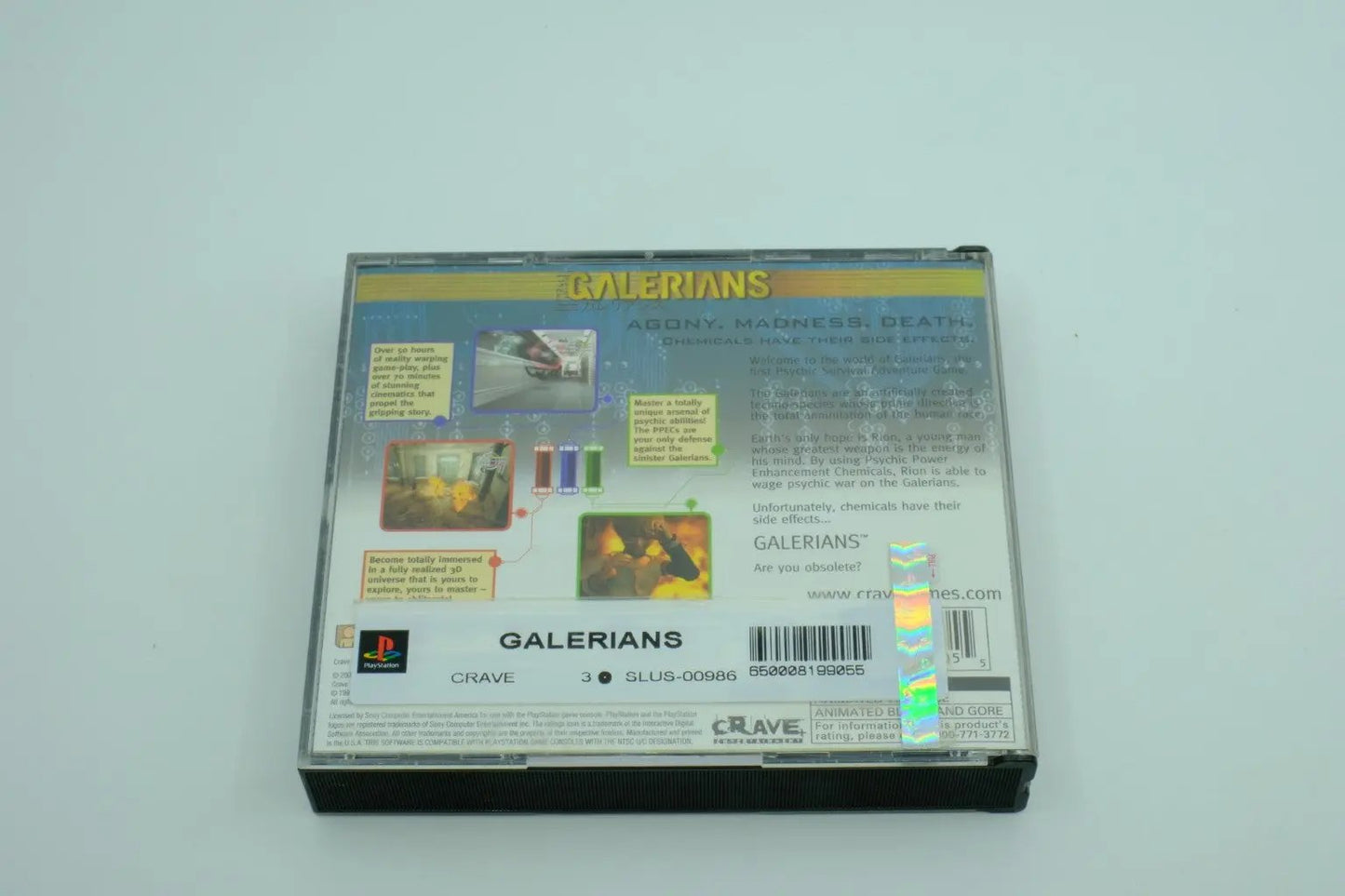 Galerians – Complete in Box RetroGate - Your Gateway to Classic Gaming