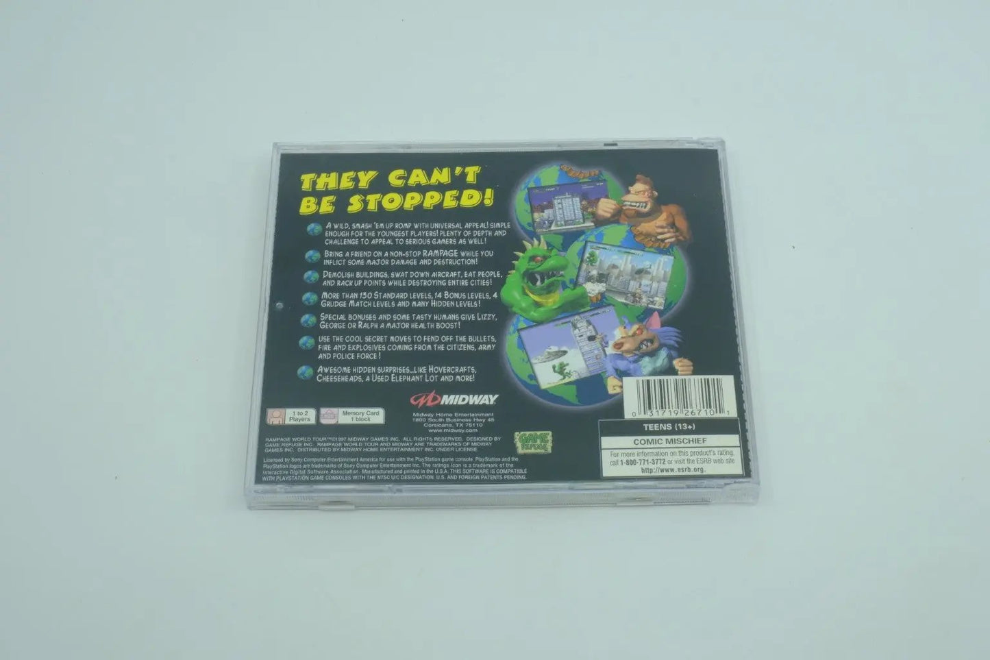 Rampage World Tour – Complete in Box RetroGate - Your Gateway to Classic Gaming