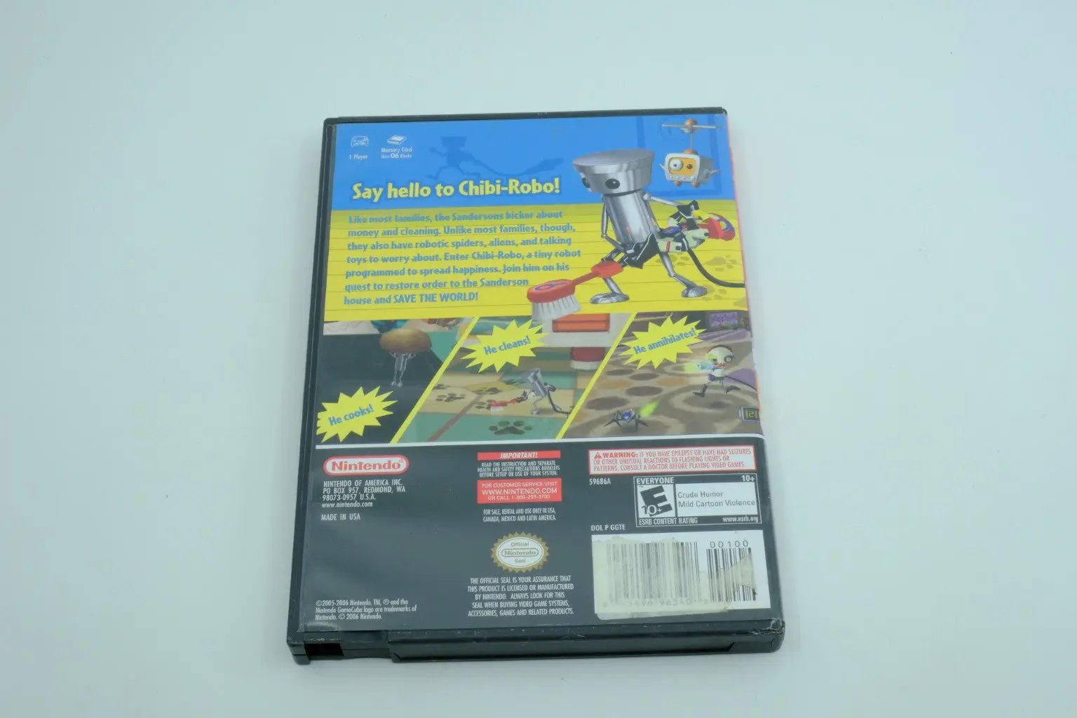 Chibi-Robo! Plug Into Adventure! – Complete in Box RetroGate - Your Gateway to Classic Gaming