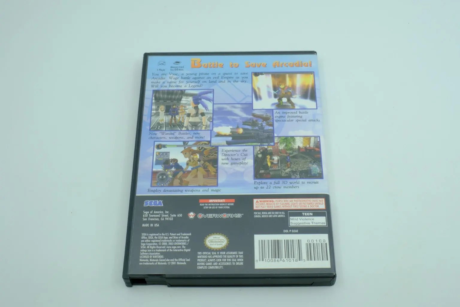 Skies of Arcadia Legends – Complete in Box RetroGate - Your Gateway to Classic Gaming