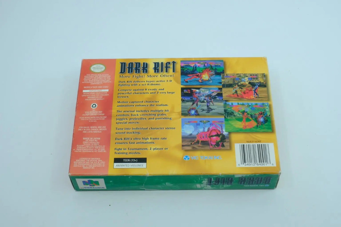 Dark Rift – Complete in Box RetroGate - Your Gateway to Classic Gaming