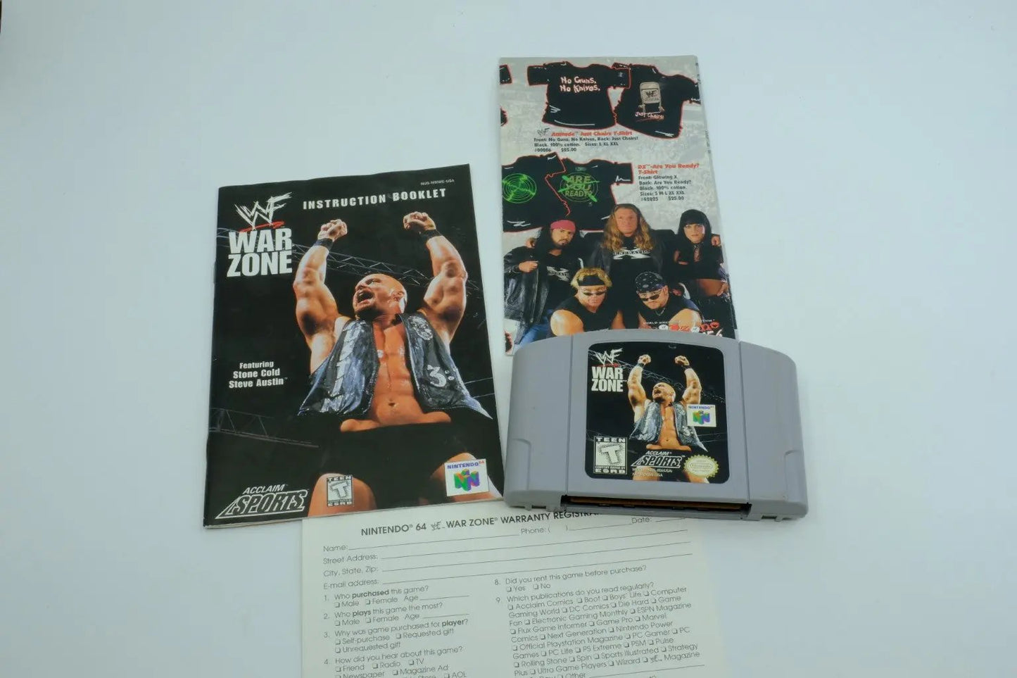 WWF War Zone – Complete in Box RetroGate - Your Gateway to Classic Gaming