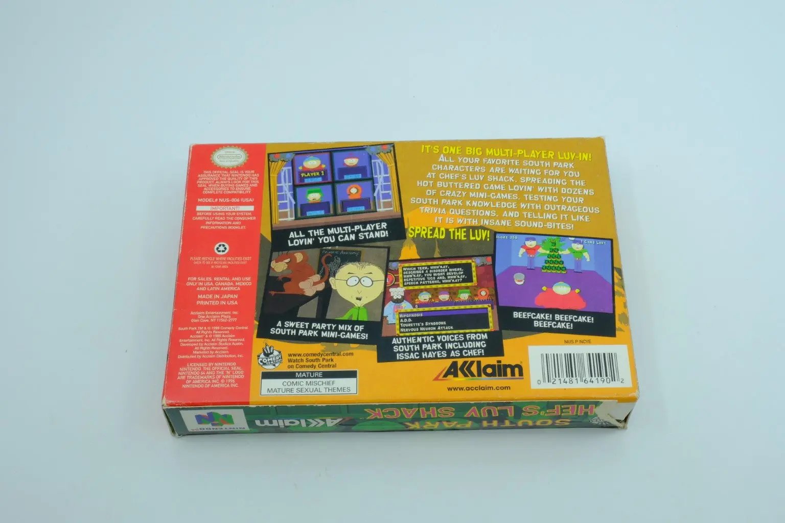 South Park: Chef’s Luv Shack – Complete in Box RetroGate - Your Gateway to Classic Gaming