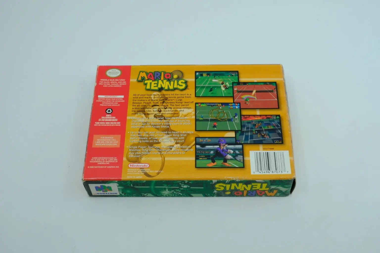 Mario Tennis – Complete in Box RetroGate - Your Gateway to Classic Gaming