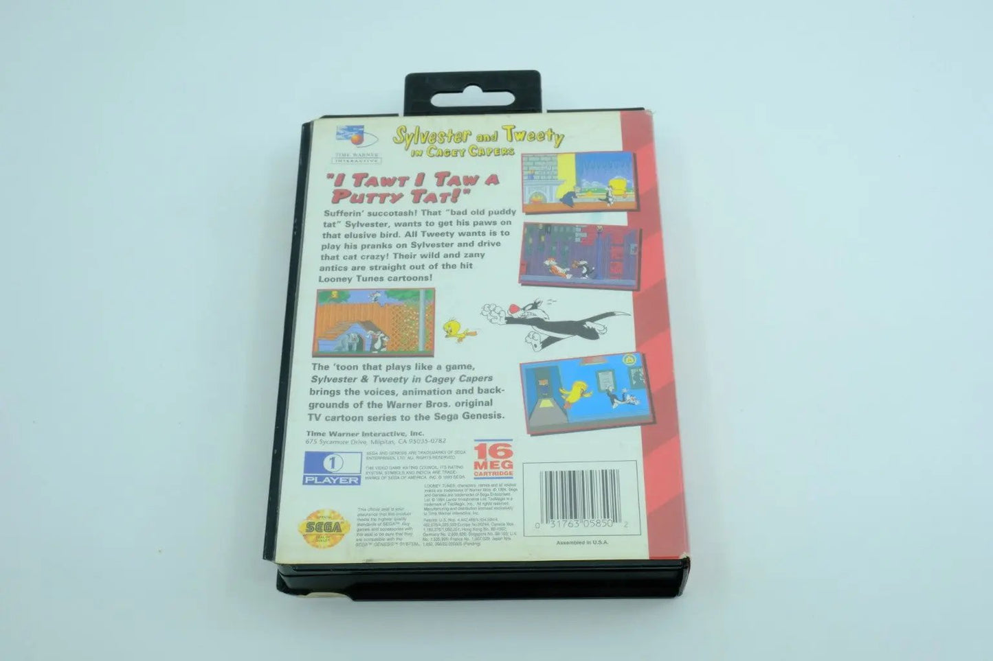 Sylvester and Tweety in Cagey Capers – Complete in Box RetroGate - Your Gateway to Classic Gaming