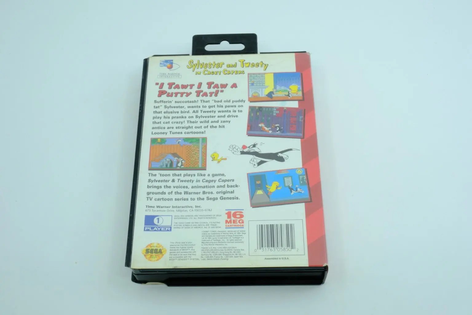 Sylvester and Tweety in Cagey Capers – Complete in Box RetroGate - Your Gateway to Classic Gaming