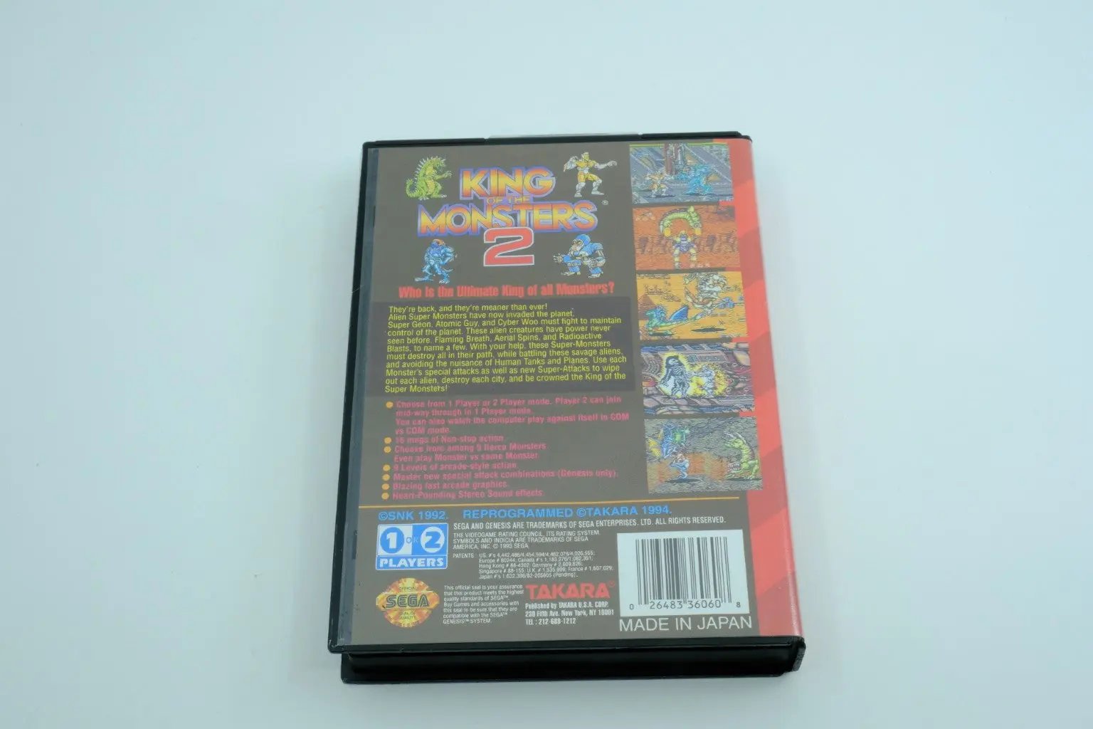 King of the Monsters 2 – Complete in Box RetroGate - Your Gateway to Classic Gaming