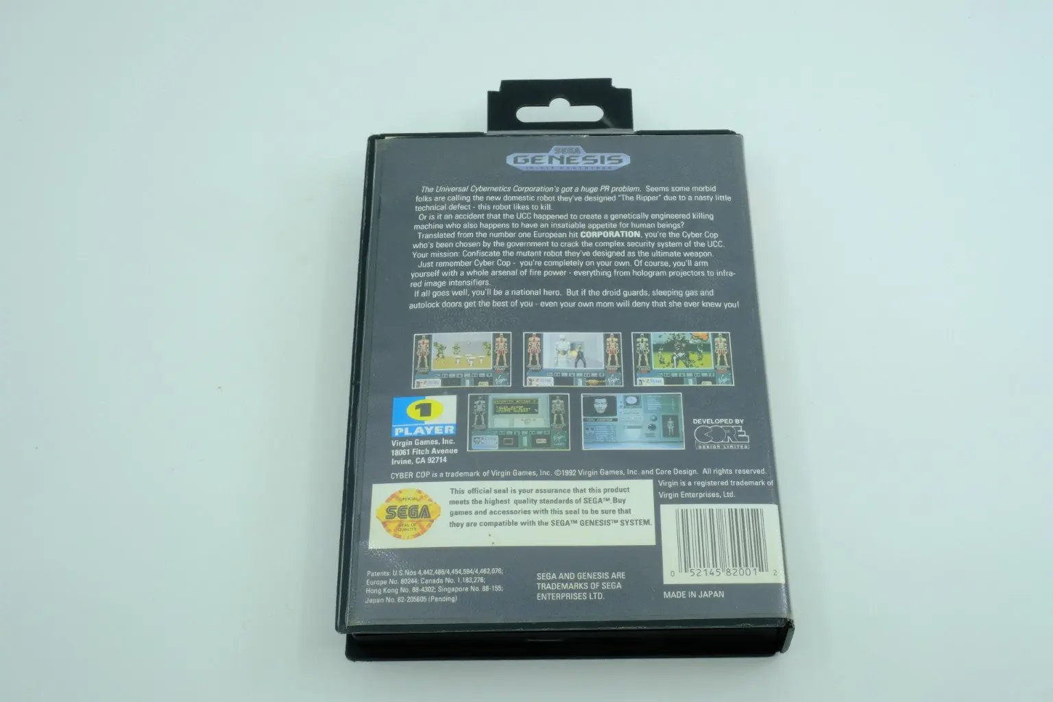 Cyber-Cop – Complete in Box RetroGate - Your Gateway to Classic Gaming