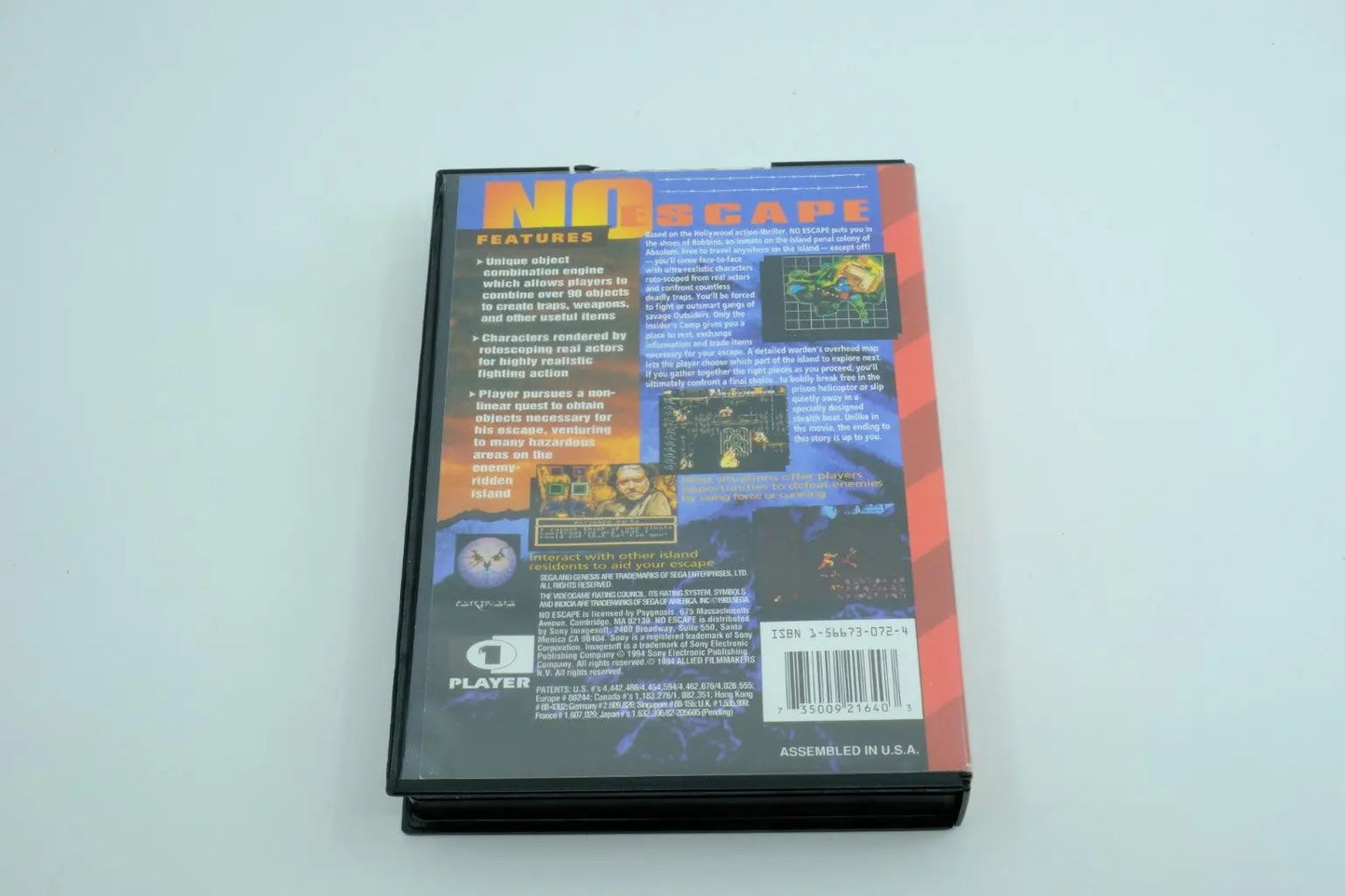No Escape – Complete in Box RetroGate - Your Gateway to Classic Gaming