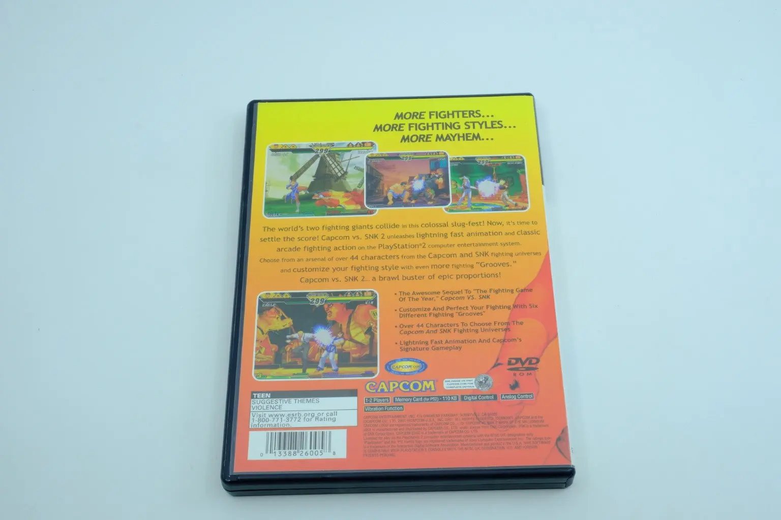 Capcom vs. SNK 2: Mark of the Millennium 2001 – Complete in Box RetroGate - Your Gateway to Classic Gaming