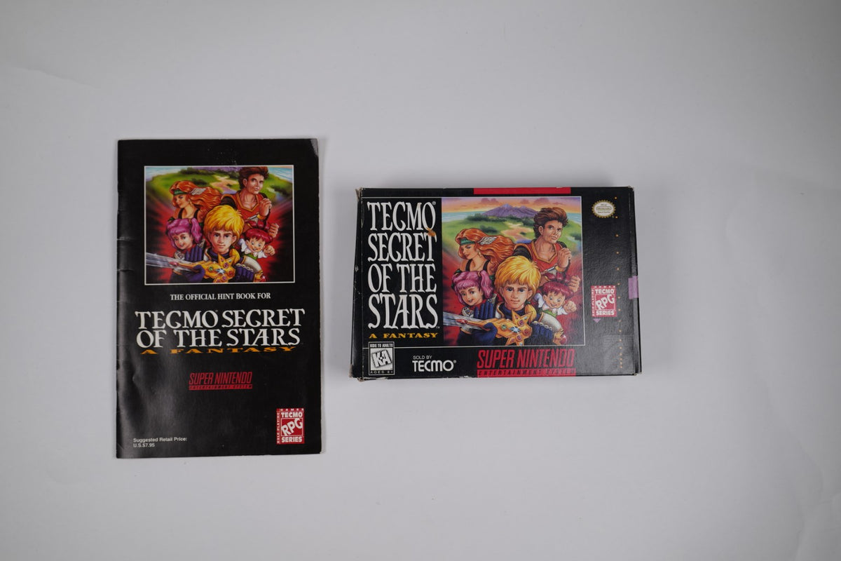 Tecmo Secret of the Stars - Complete in box + Guide
