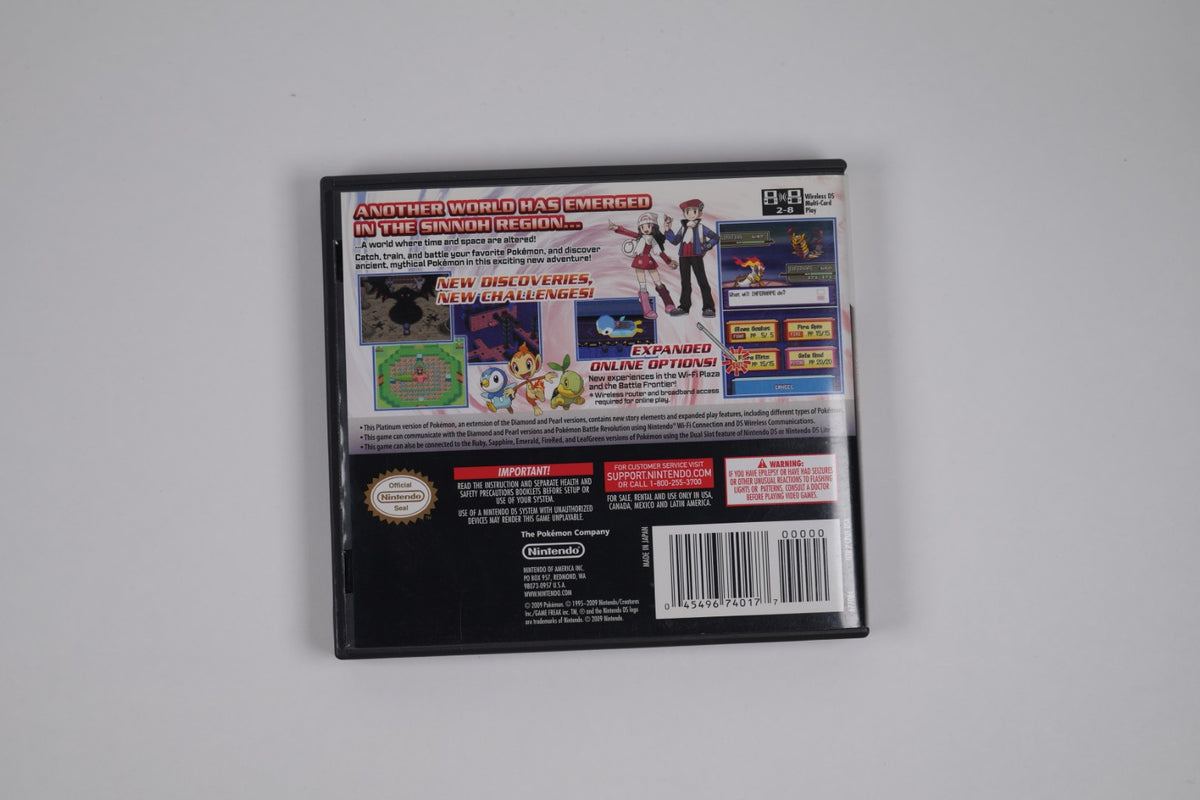 Pokemon Platinum Version - Complete in Box