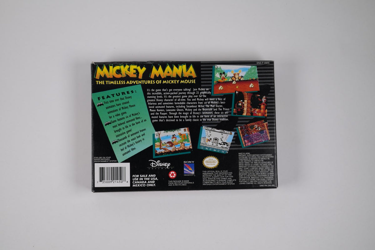 Mickey Mania: The Timeless Adventures of Mickey Mouse - Complete in Box