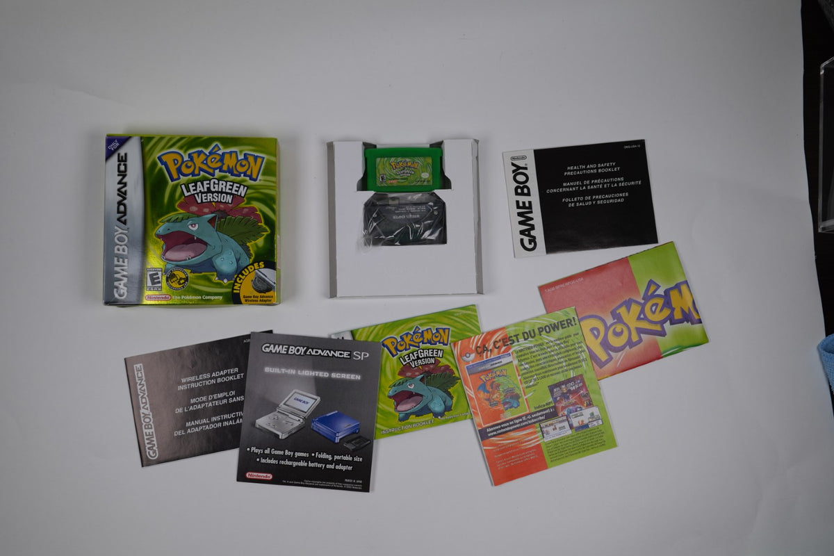 Pokemon LeafGreen Version - Complete in Box
