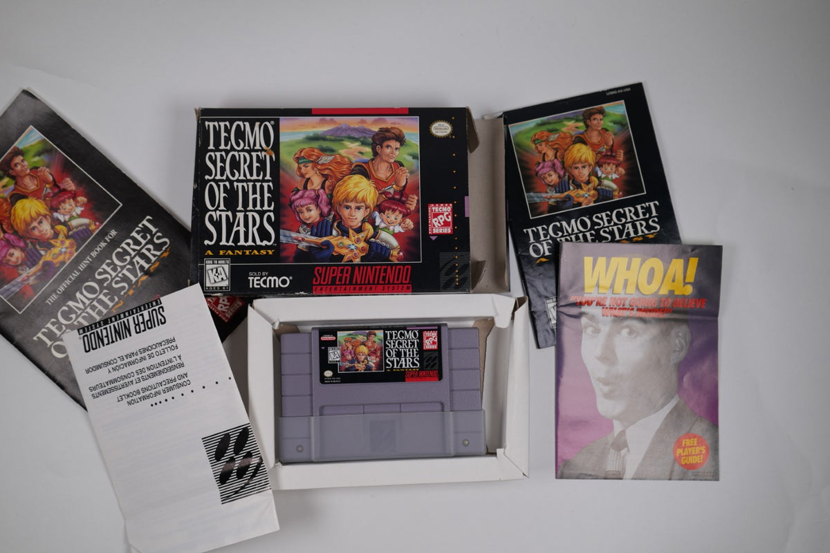 Tecmo Secret of the Stars - Complete in box + Guide