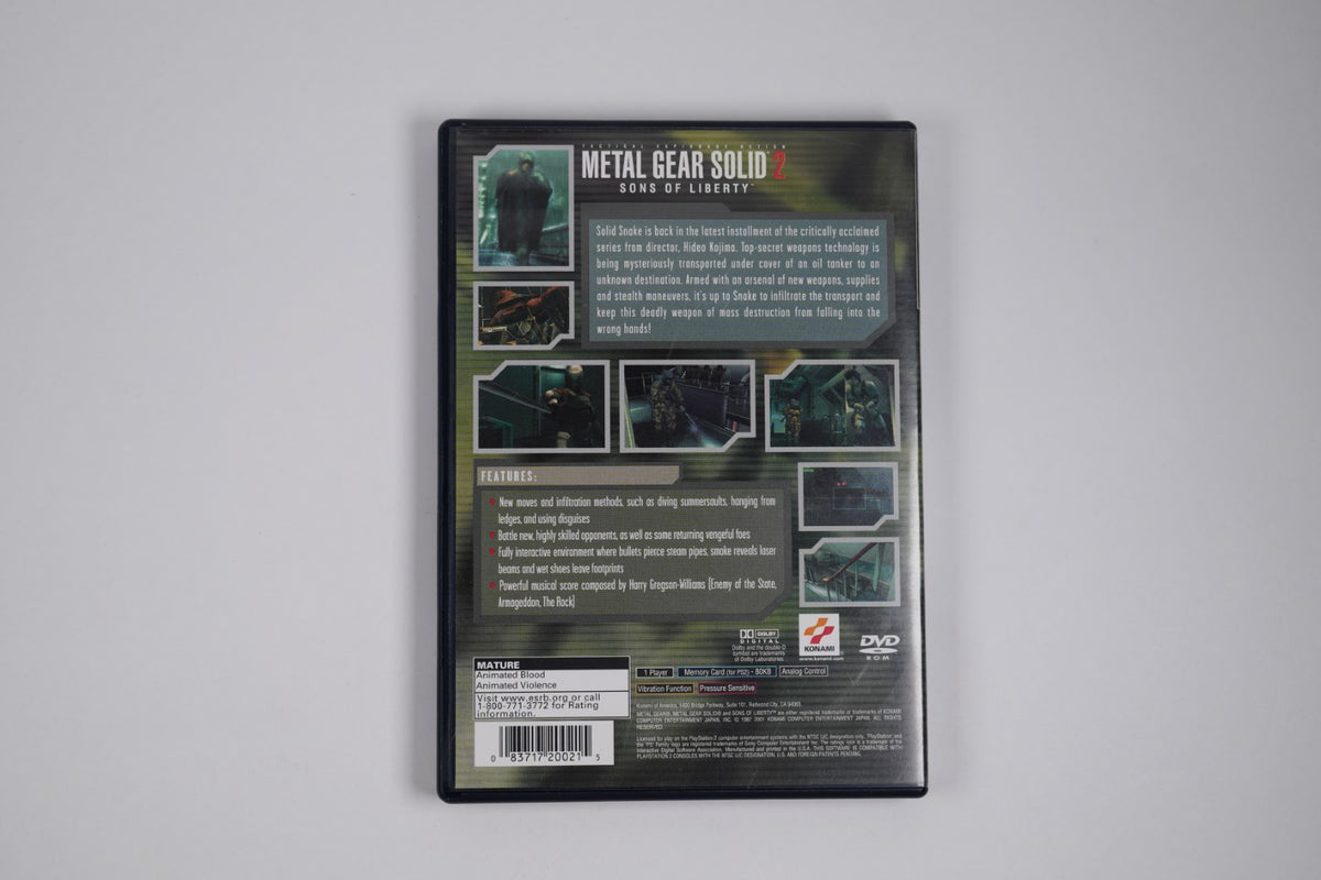 Metal Gear Solid 2: Sons of Liberty - Complete in Box