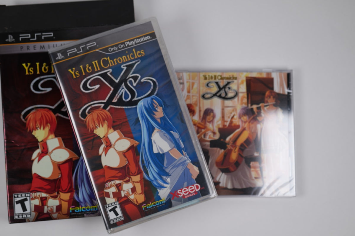 Ys I & II Chronicles - Complete in Box ( SEALED GAME )