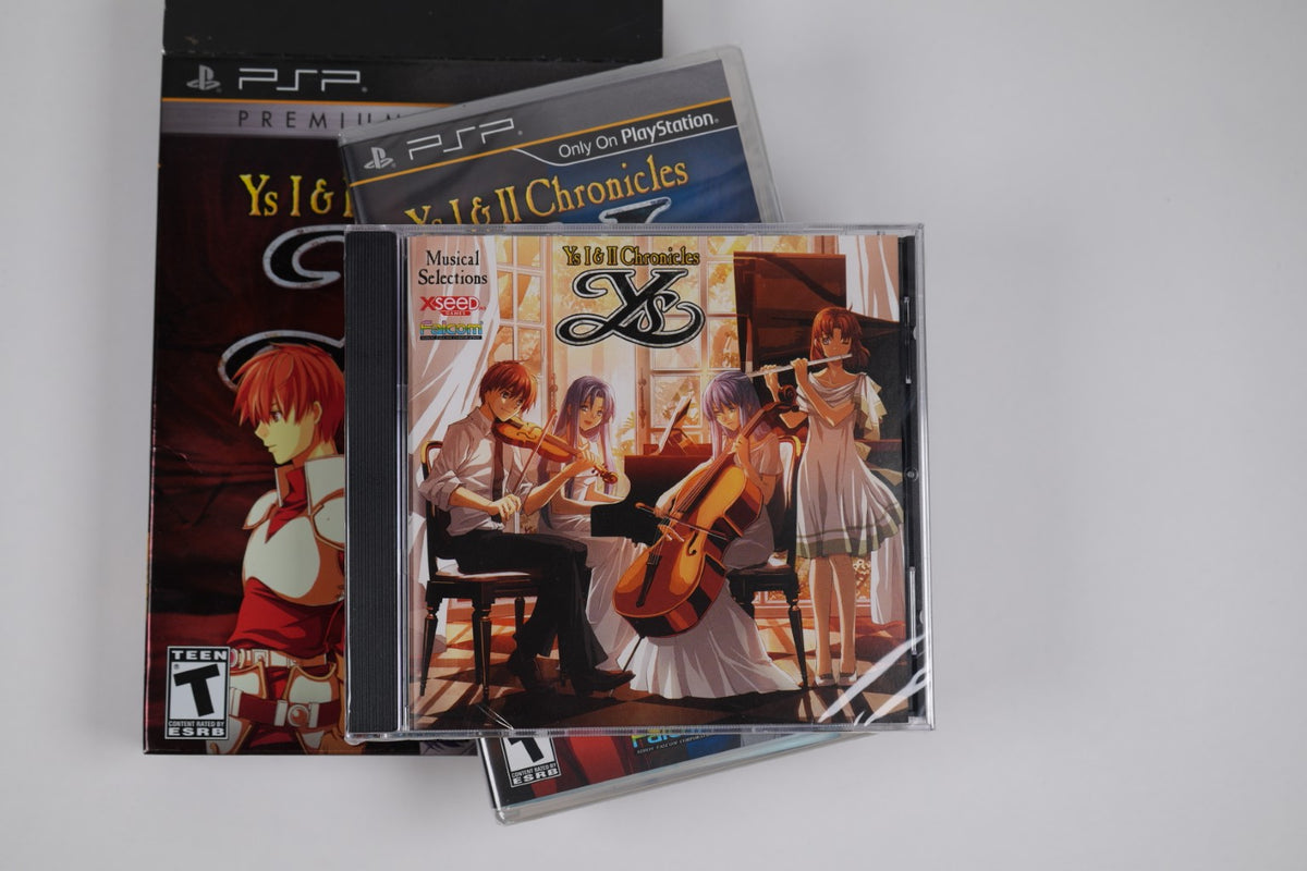 Ys I & II Chronicles - Complete in Box ( SEALED GAME )