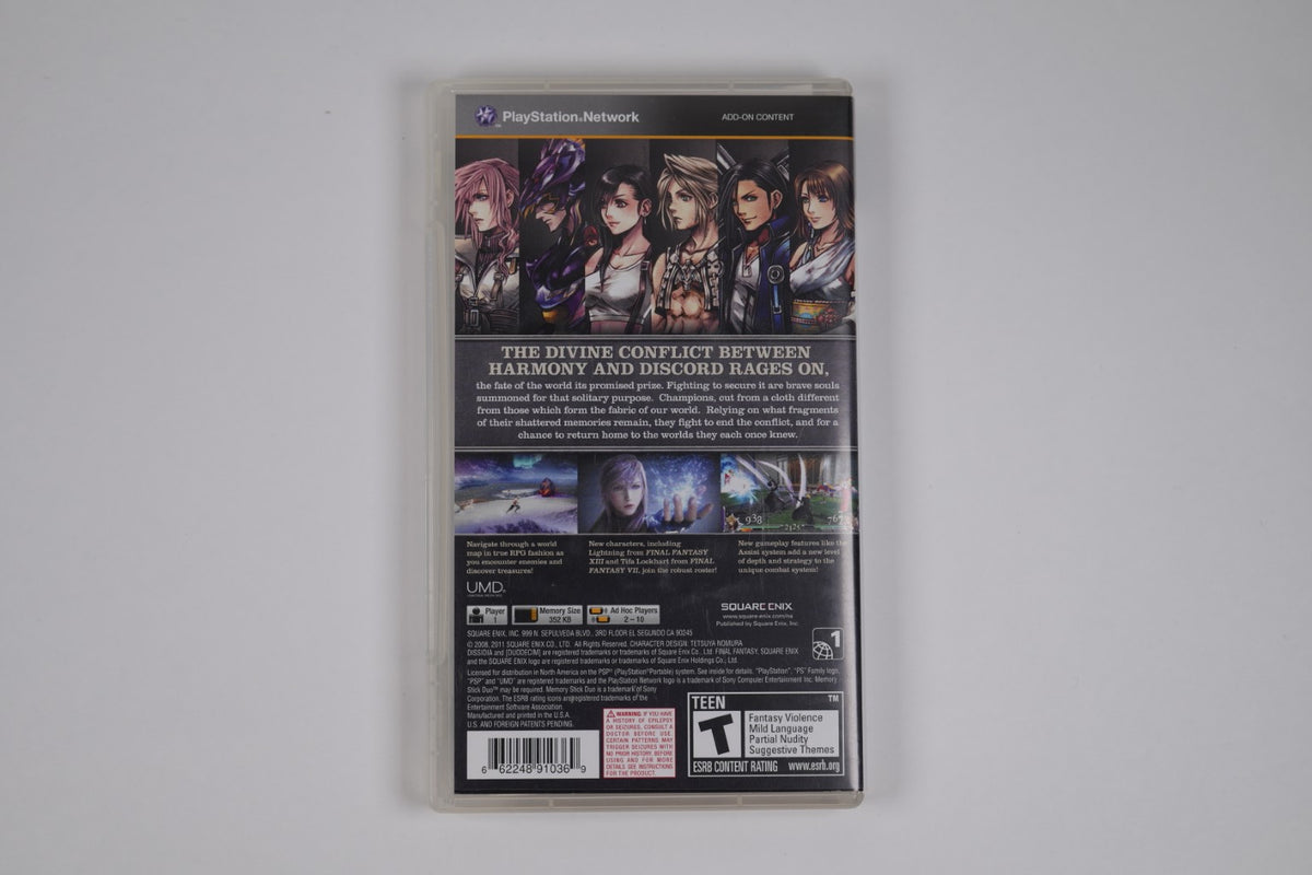 Dissidia 012 [duodecim] Final Fantasy - Complete in Box