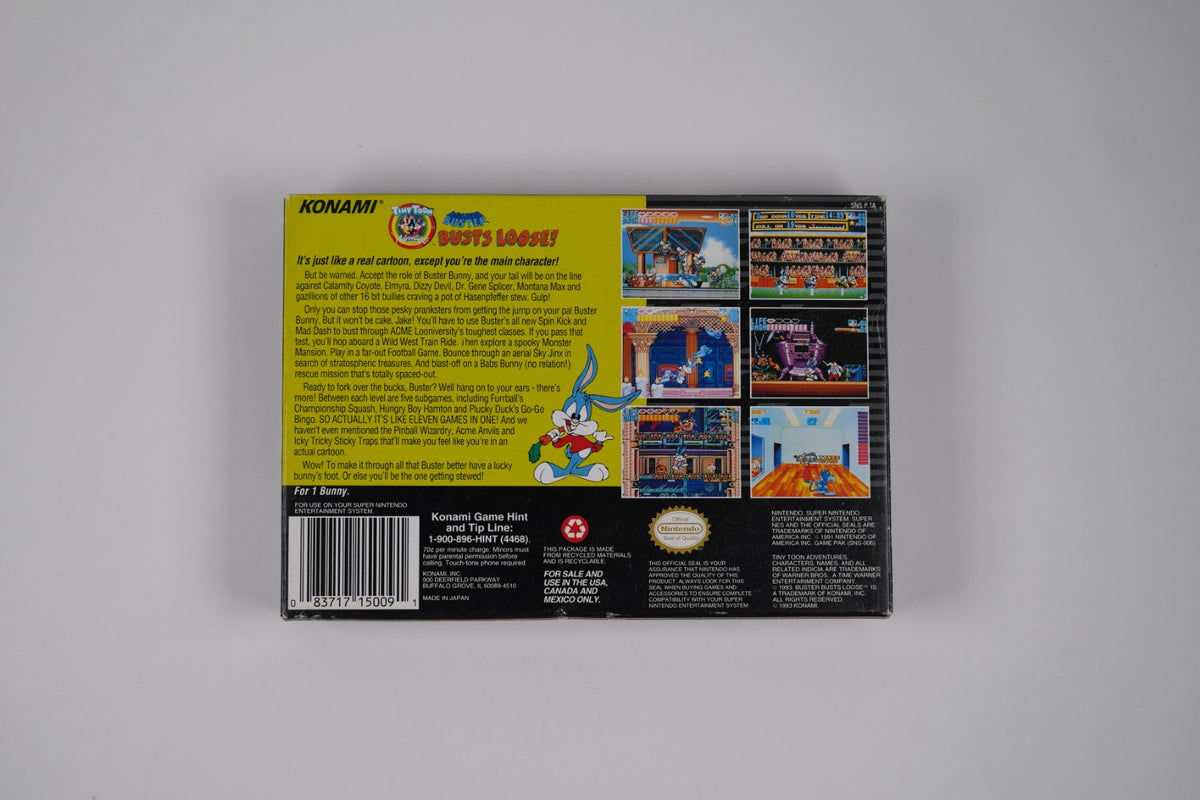 Tiny Toon Adventures: Buster Busts Loose! - Complete in Box