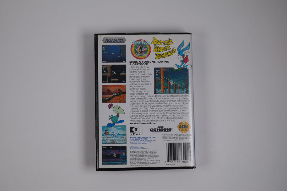 Tiny Toon Adventures: Buster's Hidden Treasure - Complete in Box