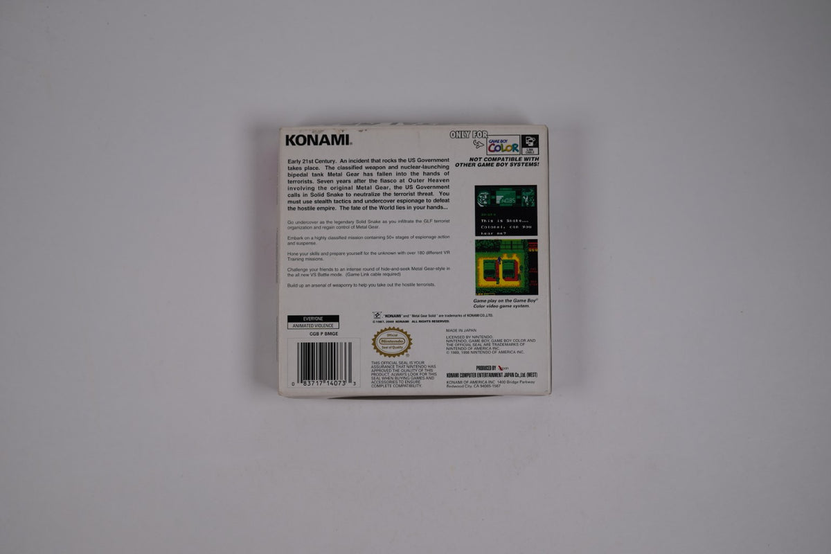 Metal Gear Solid - Complete in Box