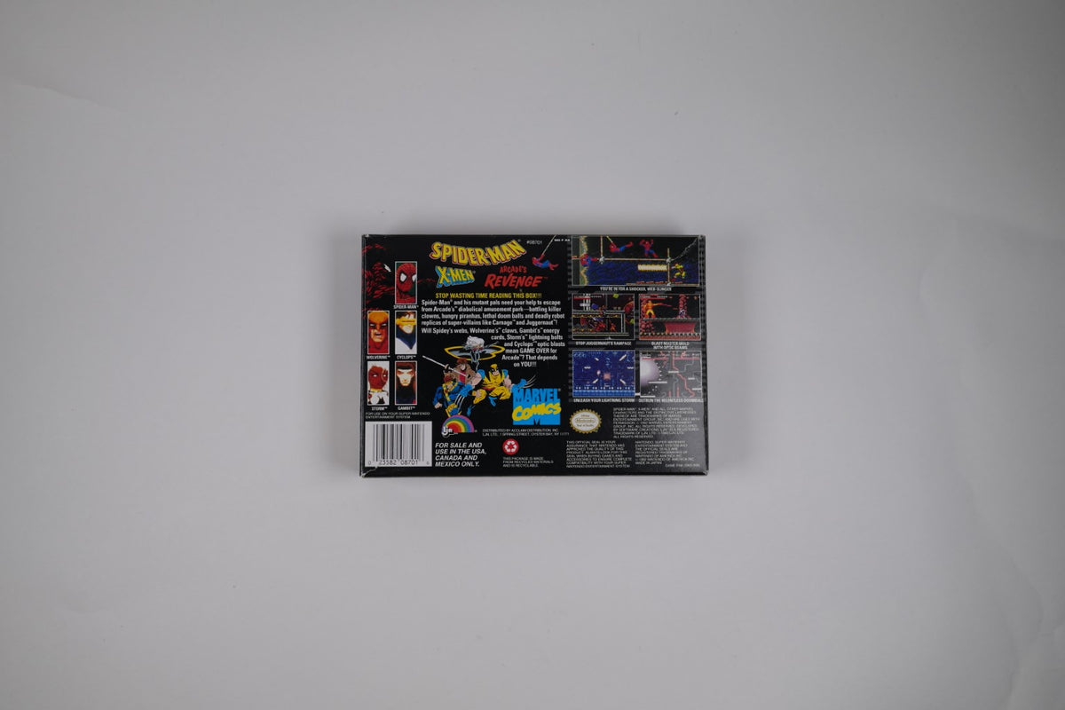 Spider-Man/X-Men: Arcade's Revenge - Complete in Box