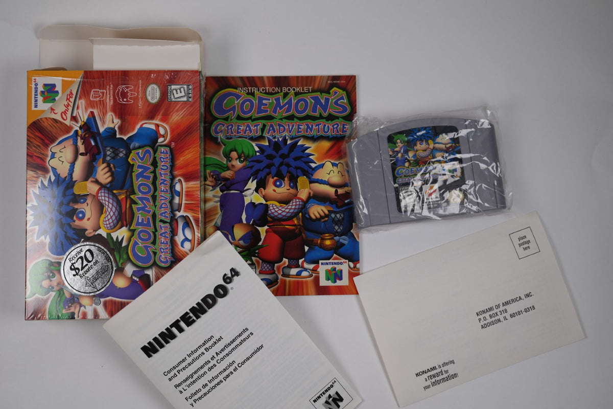 Goemon's Great Adventure - Complete in Box
