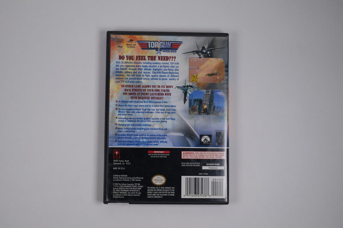 Top Gun: Combat Zones - Complete in Box