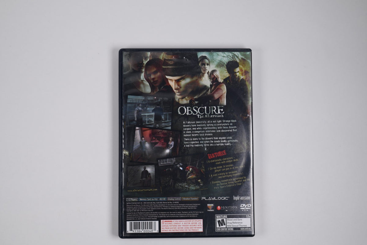 Obscure: The Aftermath - Complete in Box