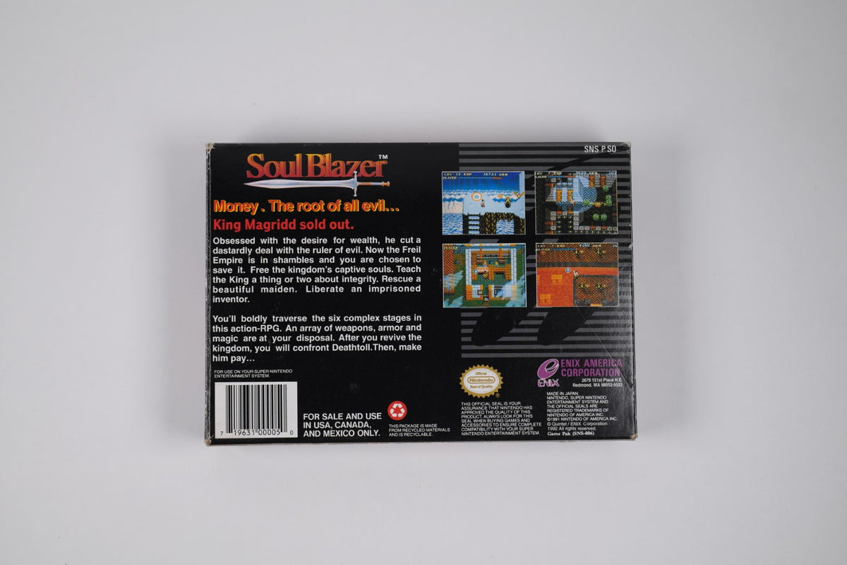 Soul Blazer - Complete in Box
