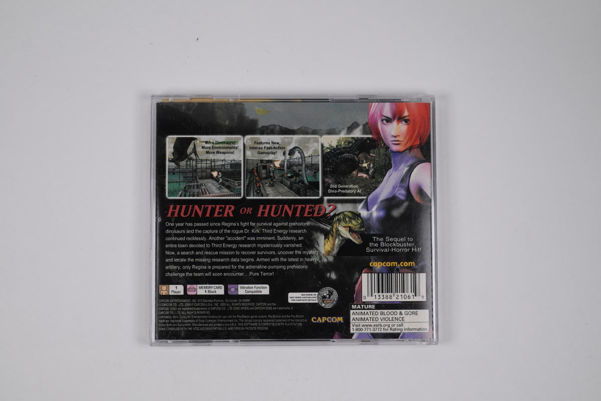Dino Crisis 2 - Complete in Box + Original Receipt