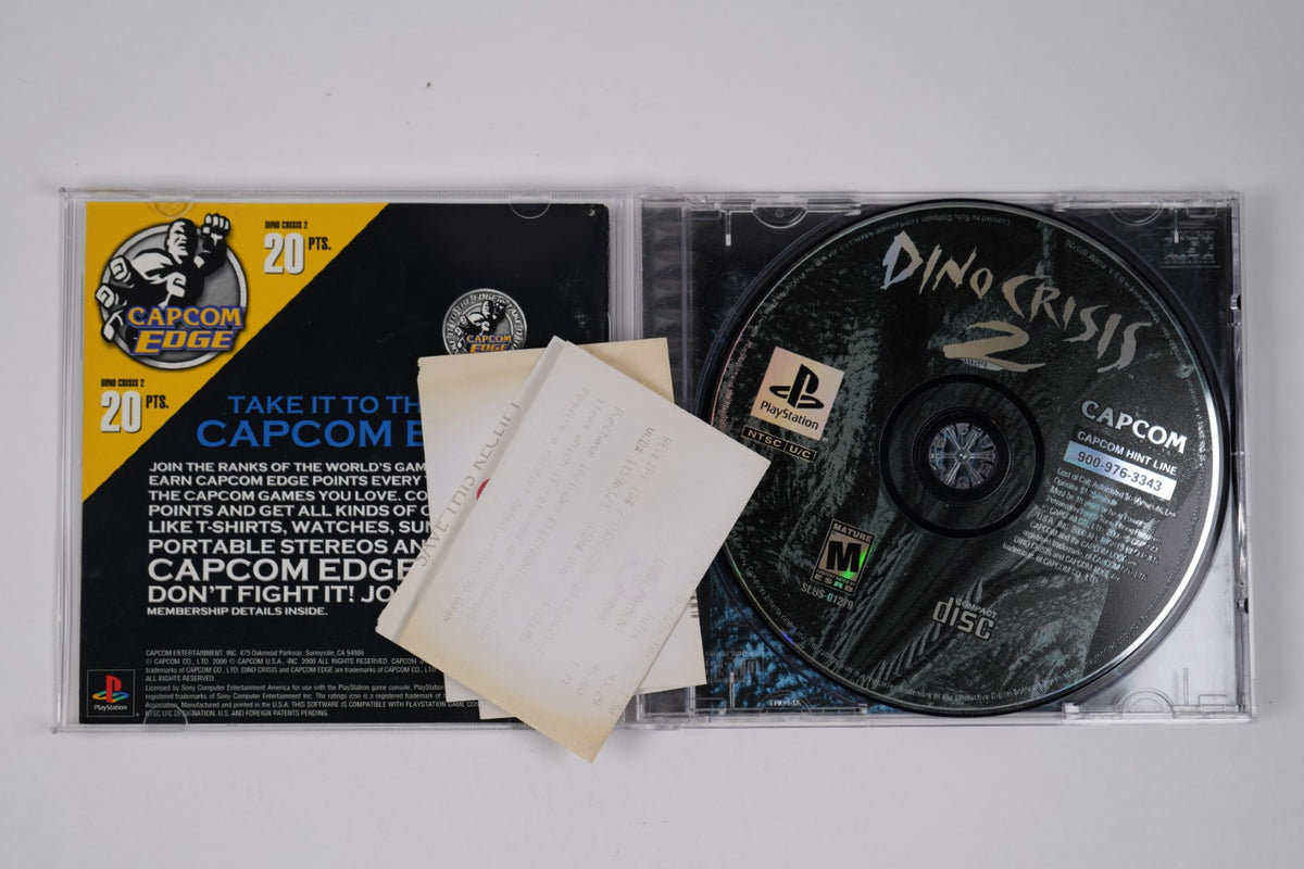 Dino Crisis 2 - Complete in Box + Original Receipt
