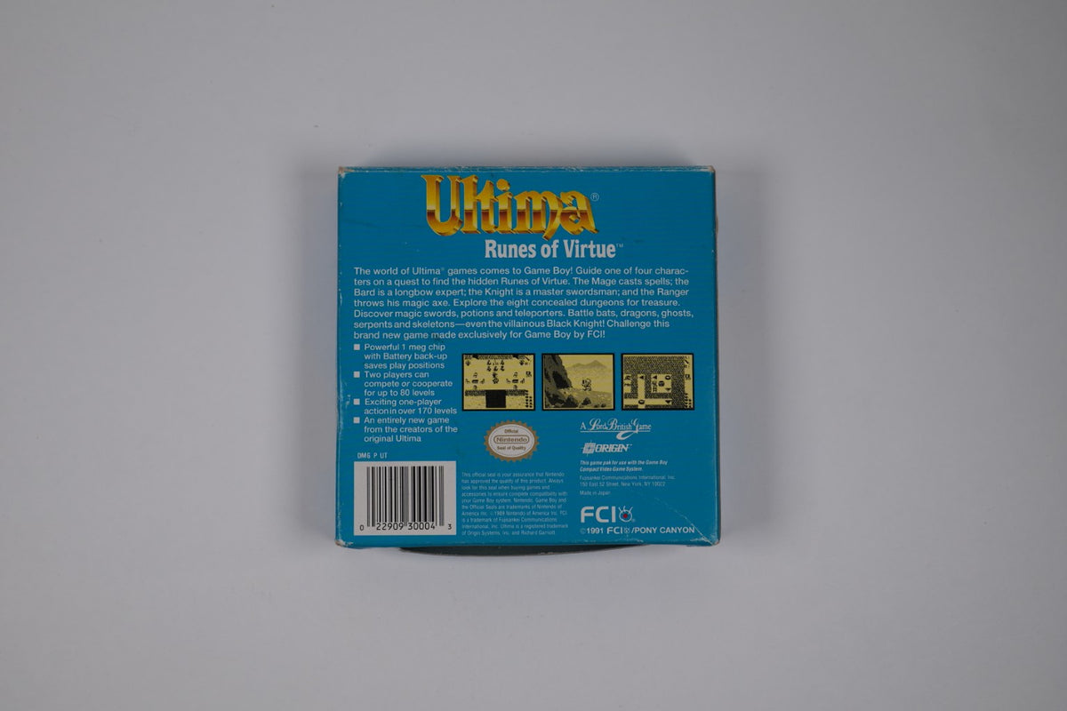 Ultima: Runes of Virtue - Complete in Box