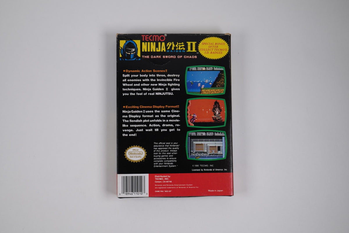 Ninja Gaiden II: The Dark Sword of Chaos - Complete in Box