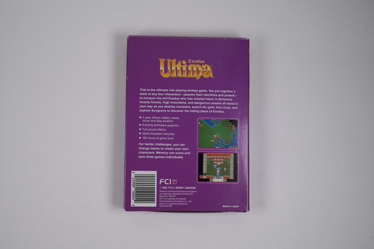 Ultima: Exodus - Complete in Box
