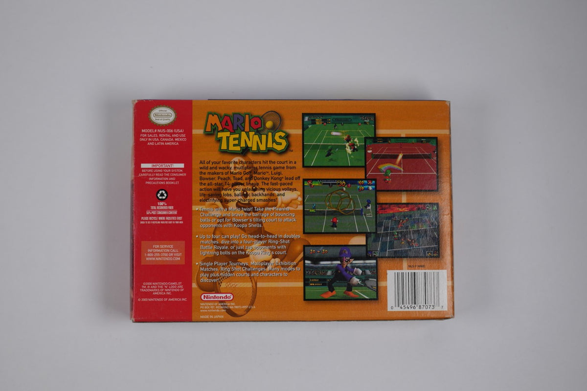 Mario Tennis - Complete in Box