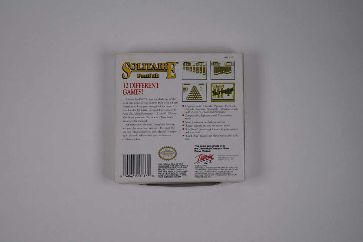 Solitaire FunPak - Complete in Box