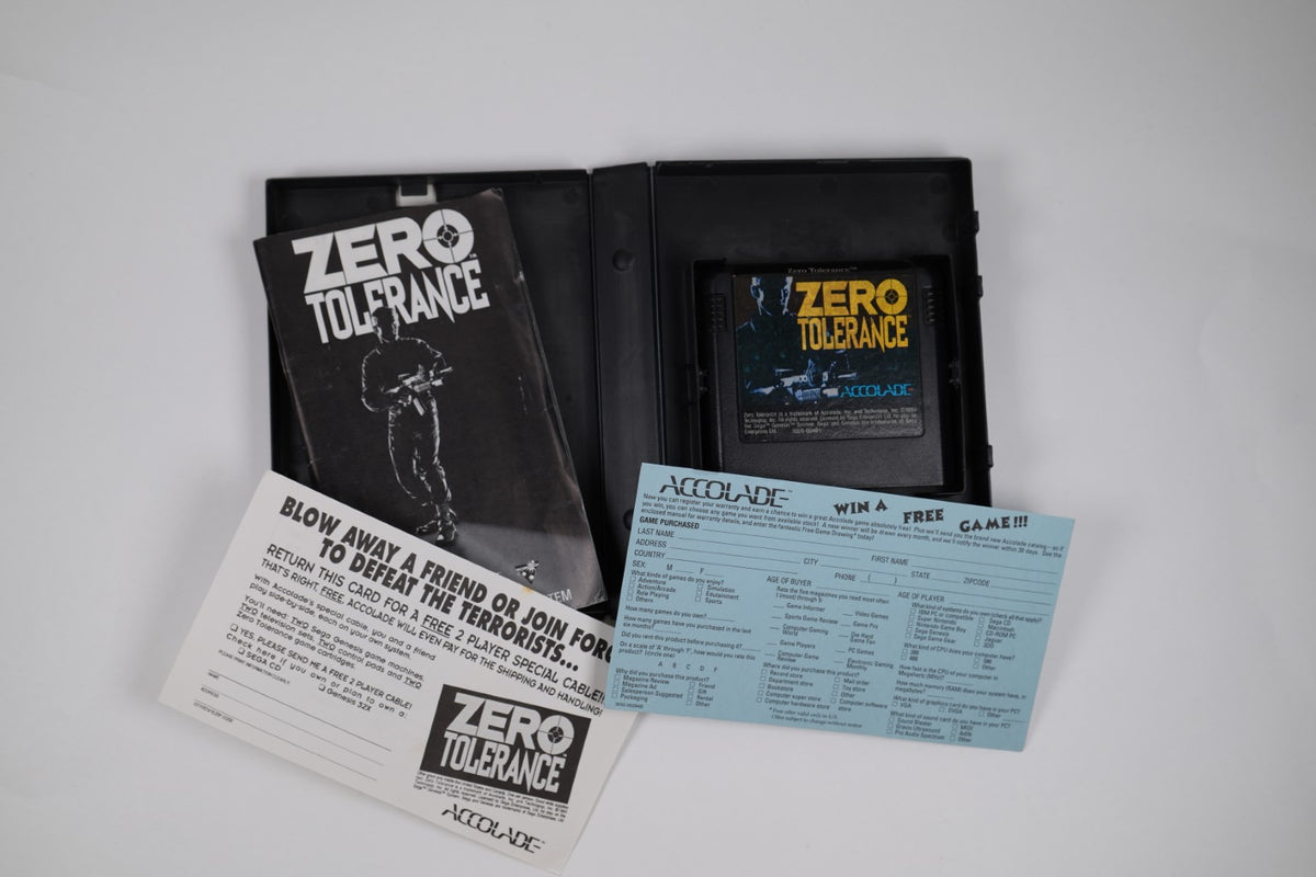 Zero Tolerance - Complete in Box