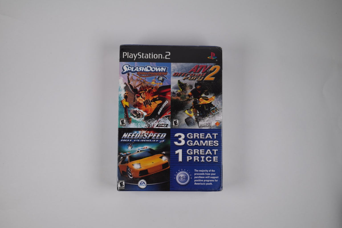 ATV Offroad Fury 2 / Splashdown: Rides Gone Wild / Need for Speed: Hot Pursuit 2 3-Game Bundle