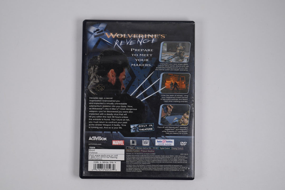 X2: Wolverine's Revenge - Complete in Box