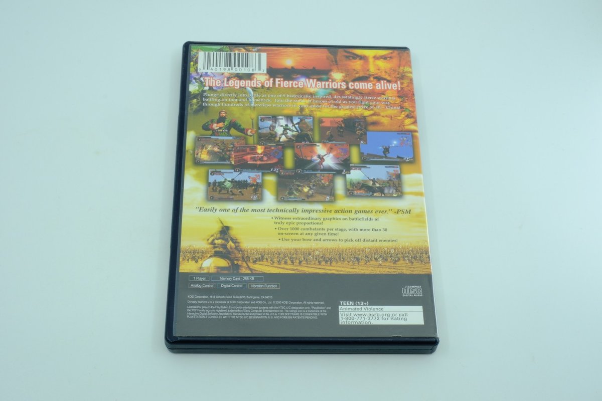 Dynasty Warriors 2 – Complete in Box (CIB)