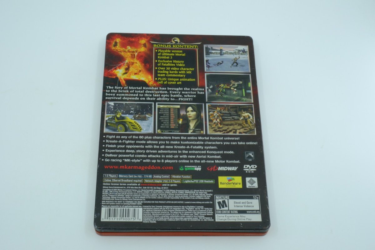 Mortal Kombat Armageddon Premium Edition – Complete in Box (CIB)