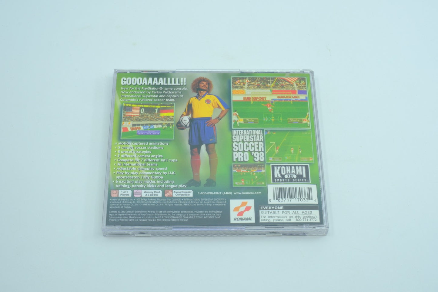 International Superstar Soccer Pro '98 - Complete in Box