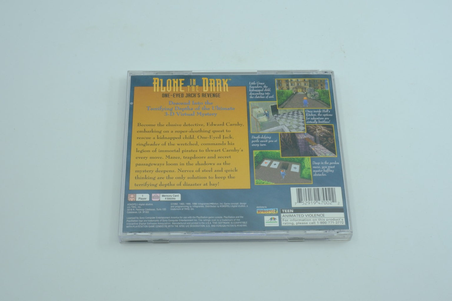 Alone in the Dark: One-Eyed Jack's Revenge - Complete in Box