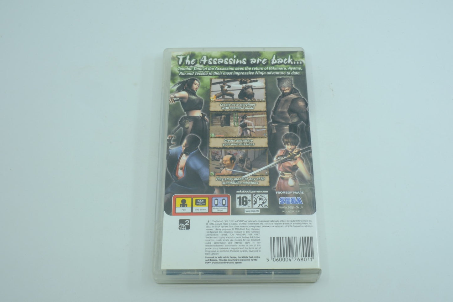 Tenchu: Time of the Assassins - Complete in Box