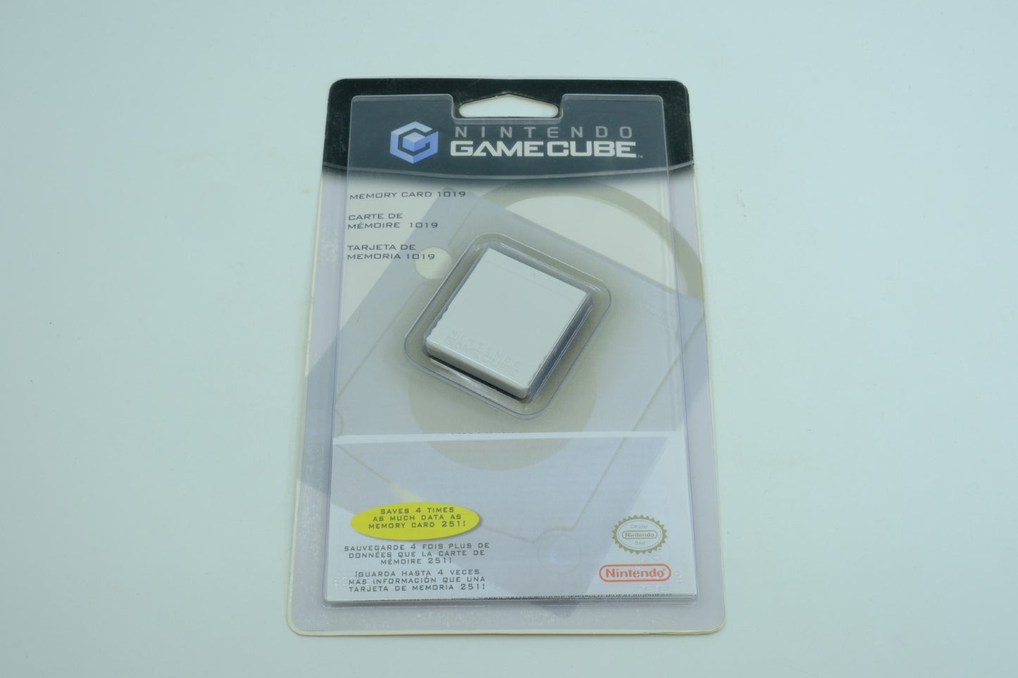 Nintendo GameCube Memory Card 1019 - White - Brand New ( SEALED )