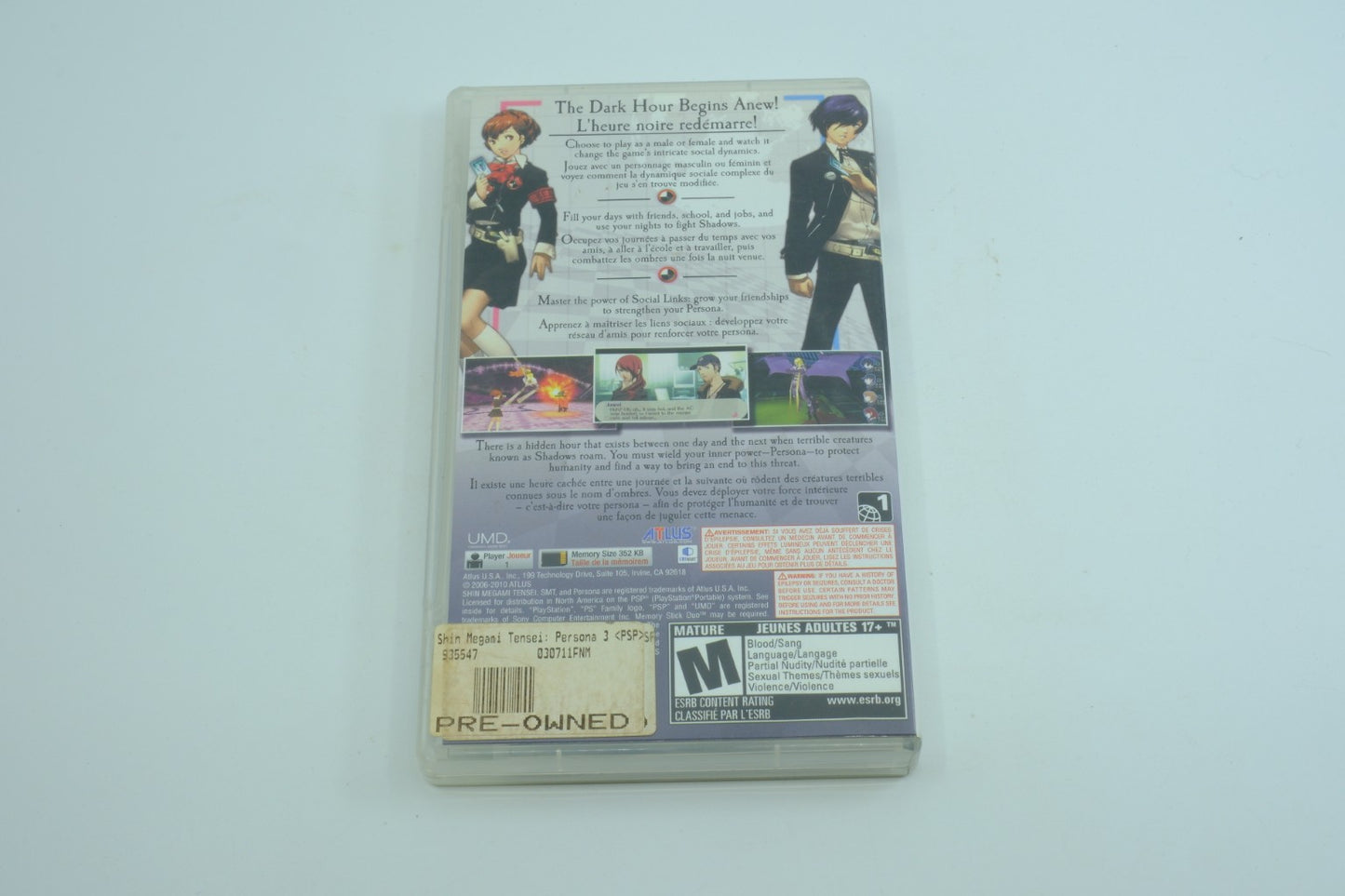 Shin Megami Tensei: Persona 3 Portable - Complete in Box