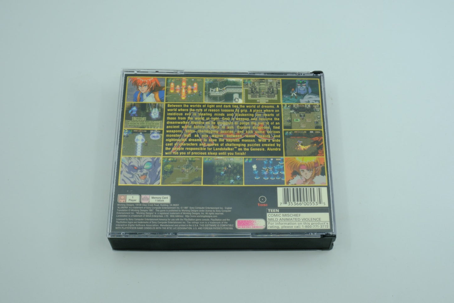 Alundra - Complete in Box + Map